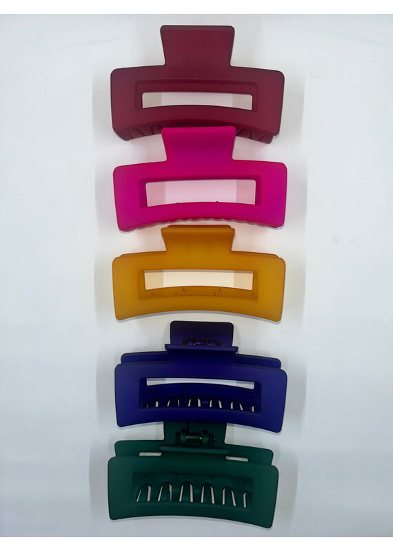 LimLim Matte Rectangle Claw Clip Collection