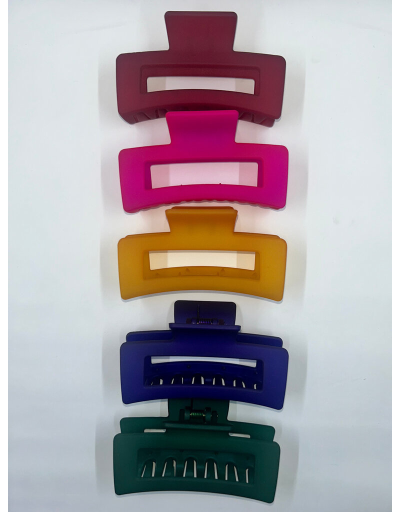 LimLim Matte Rectangle Claw Clip Collection
