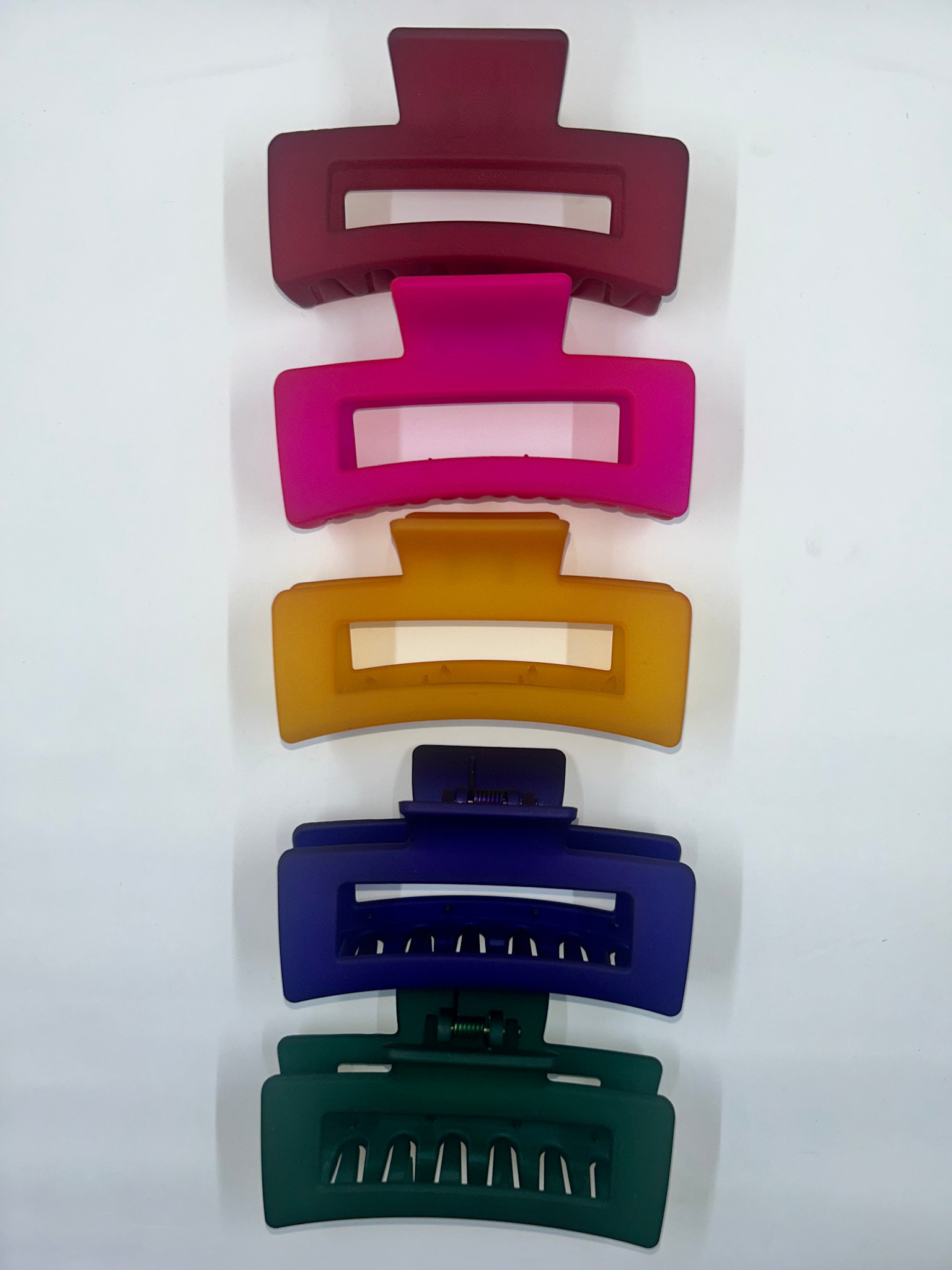 Matte Rectangular Clip Collection - Twisted Sisters Boutik Inc.