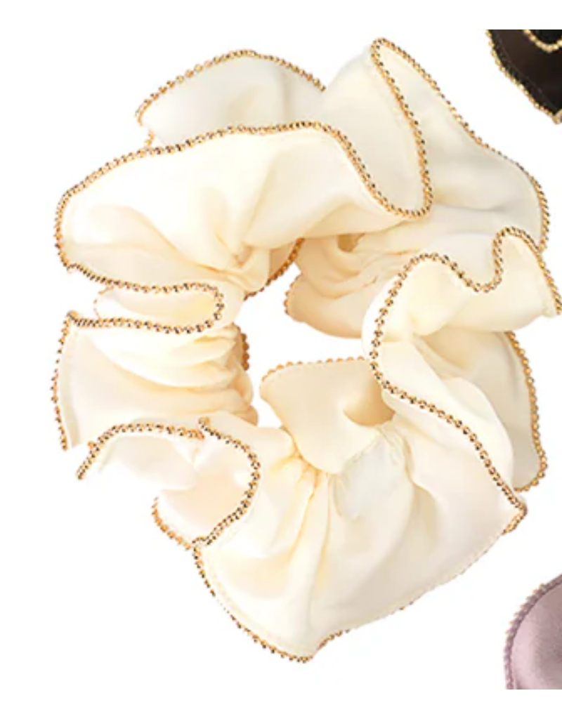 LimLim Gold Trim Scrunchie Collection