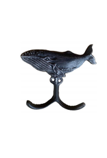 International Gifts Humpback Whale Hook-Metallic Black