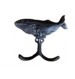 International Gifts Humpback Whale Hook-Metallic Black