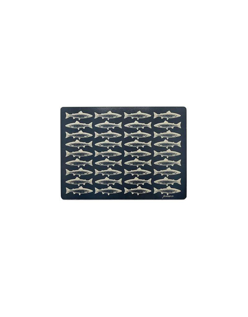 Harman School of Fish-Cork backed Placemat-Set of 4