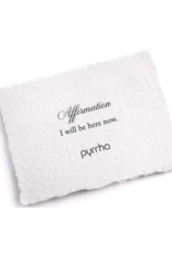 Pyrrha Pyrrha-I Will Be Here Now Affirmation Talisman
