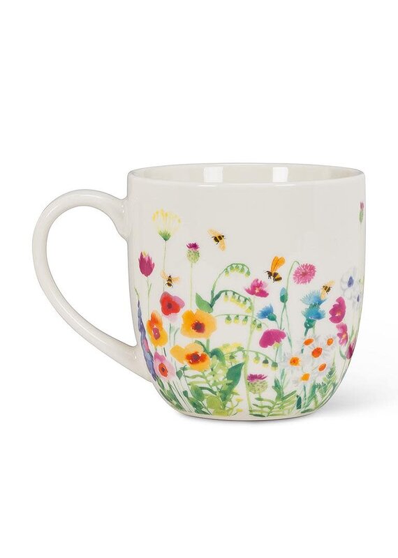 Abbott Bee Garden Wide Mug-12oz