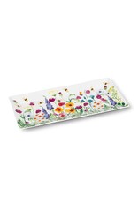 Abbott Bee Garden Large Rectangle Platter-4.5"x12"L