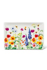 Abbott Bee Garden Rectangle Plate-4"x6"L