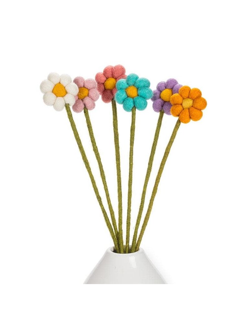 Abbott PomPom Daisy Stem-13"H