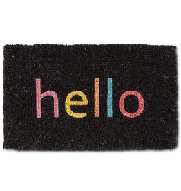 Abbott Colourful hello Doormat-18x30"L