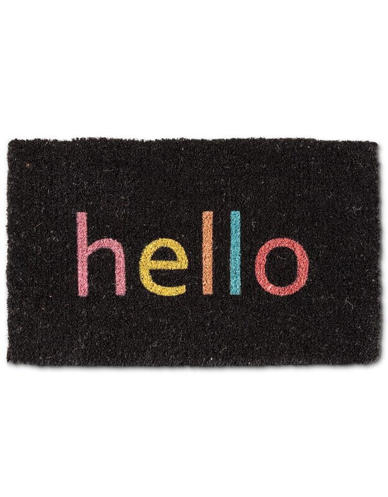 Abbott Colourful hello Doormat-18x30"L