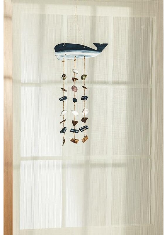 Abbott Shell Chime with WhaleSmall-12"H