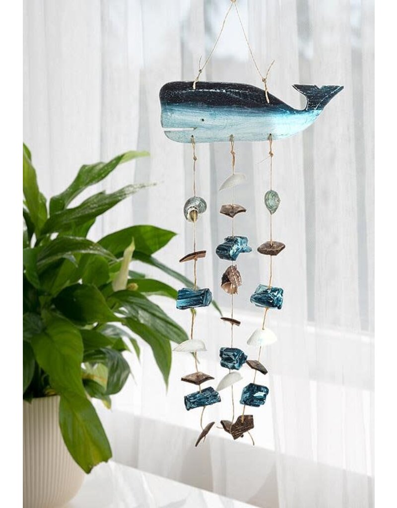 Abbott Shell Chime with Whale-Small-12"H