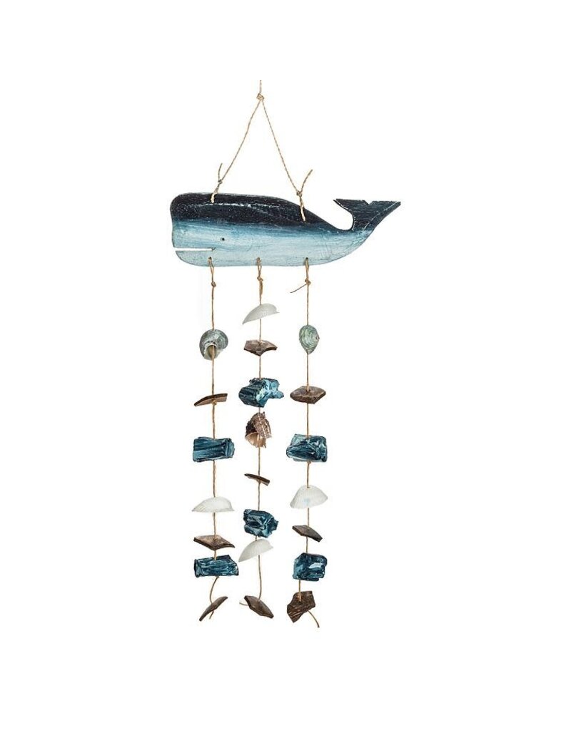 Abbott Shell Chime with WhaleSmall-12"H
