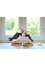 Abbott Carved Puffin on Base-Small-6.5"H