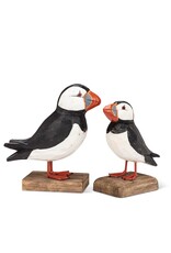 Abbott Carved Puffin on Base-Small-6.5"H