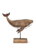 Abbott Whale on Stand-Medium-9"H