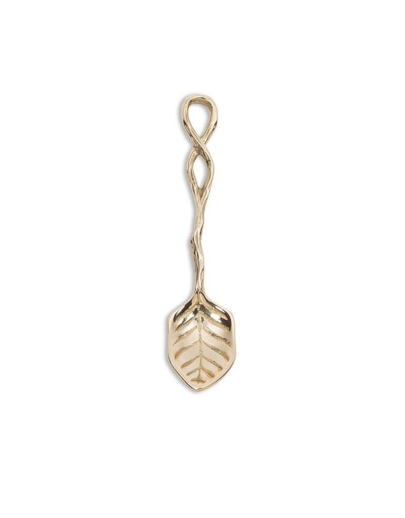 Abbott Leaf Shaped Spoon-5"L