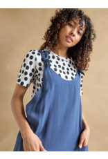 Marigold Inc Joe Top-Black& White Dots