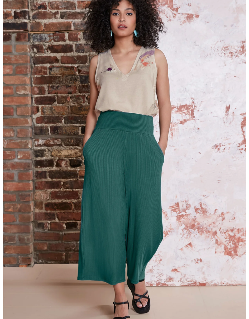 Melon Ian Trouser-Old Turquoise