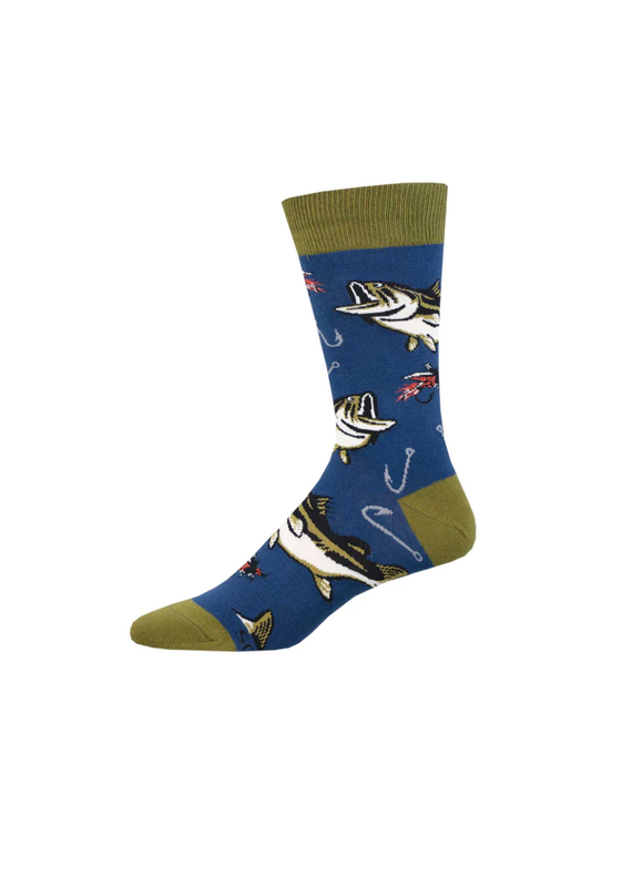 Socksmith Canada Inc Mens-All About The Bass-Navy