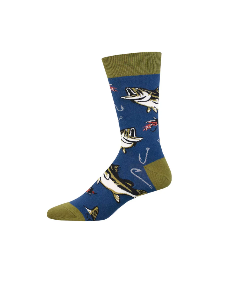 Socksmith Canada Inc Mens-All About The Bass-Navy