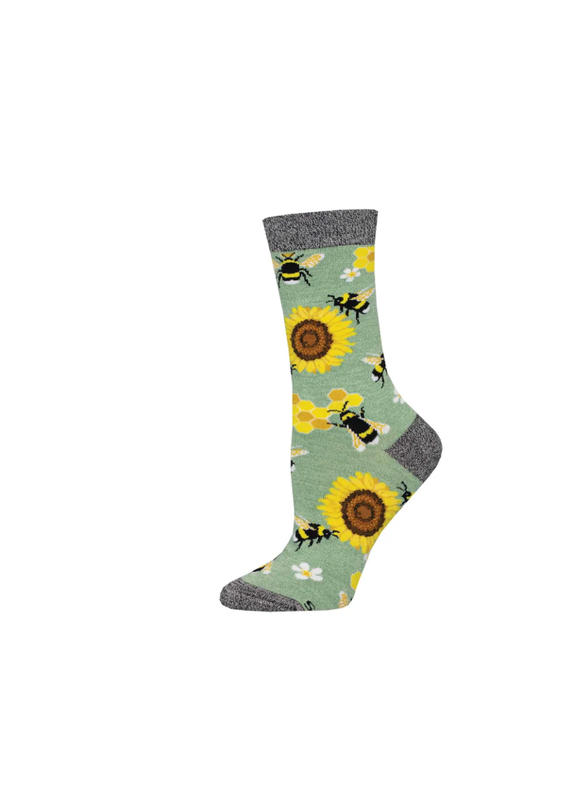 Socksmith Canada Inc Honey In The Bank-Green Heather