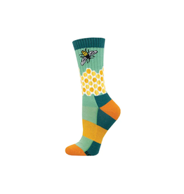 Socksmith Canada Inc Home Sweet Honeycomb-Merino-Women's/5-10.5