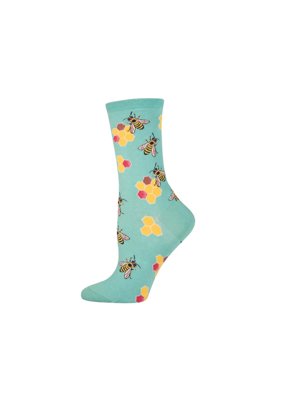 Socksmith Canada Inc Busy Bees-Seafoam
