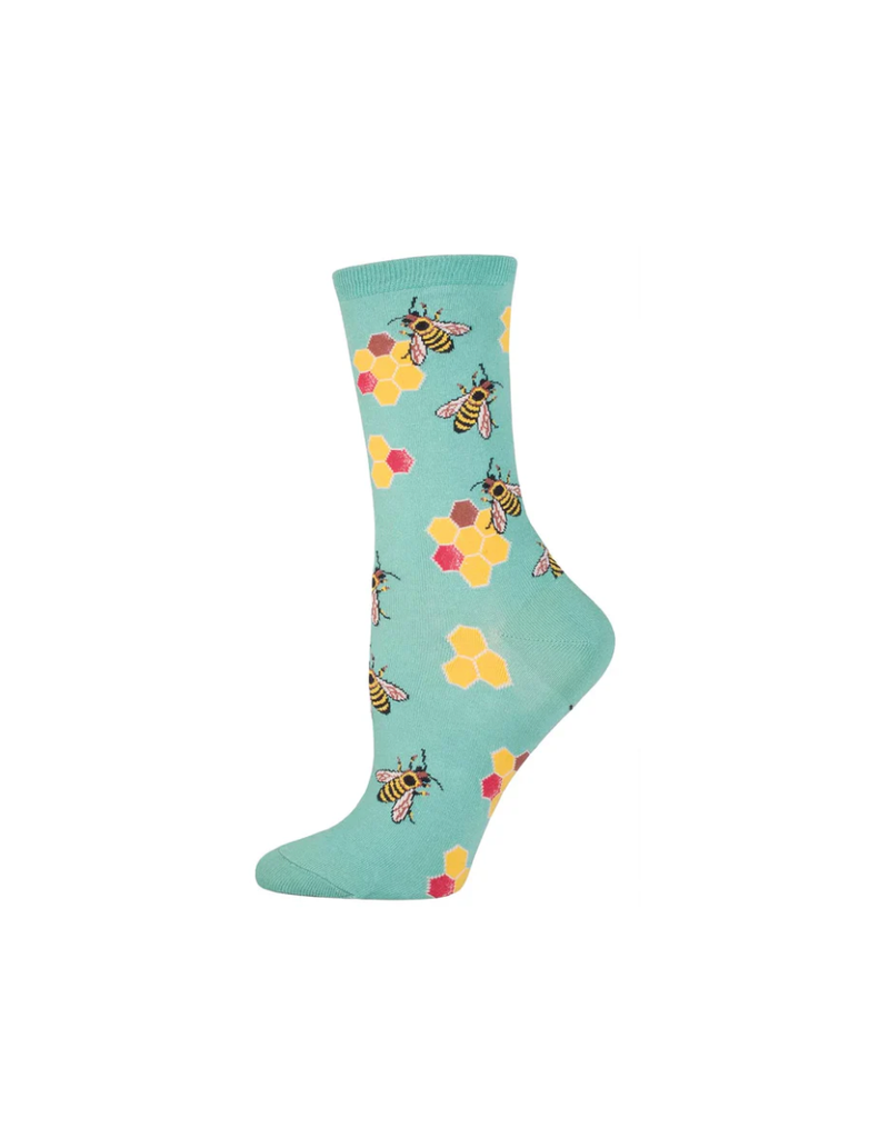 Socksmith Canada Inc Busy Bees-Seafoam