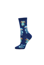 Socksmith Canada Inc Deep Sea Jellies-Bamboo-Navy Heather