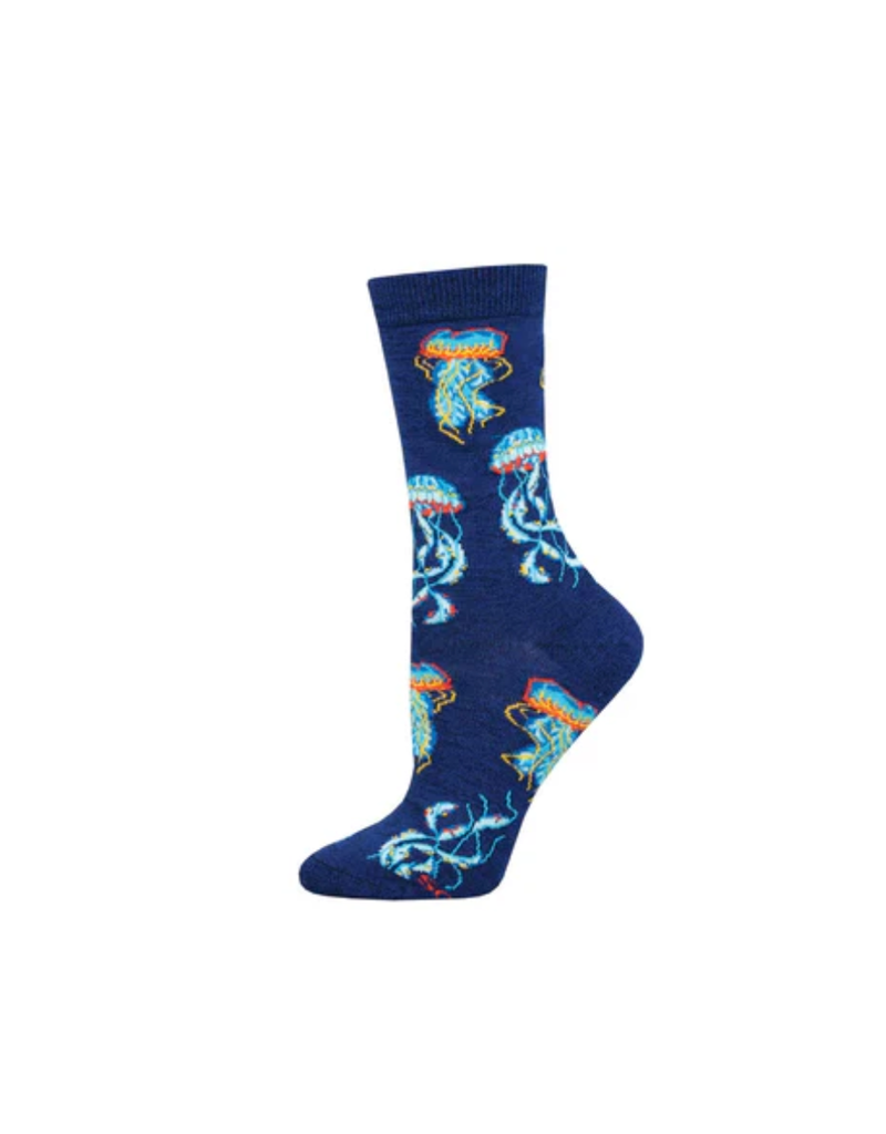 Socksmith Canada Inc Deep Sea Jellies-Bamboo-Navy Heather