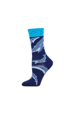 Socksmith Canada Inc Whale Watching-Navy-Womens/5-10.5