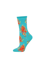 Socksmith Canada Inc Socktopus-Teal-Women's/5-10.5
