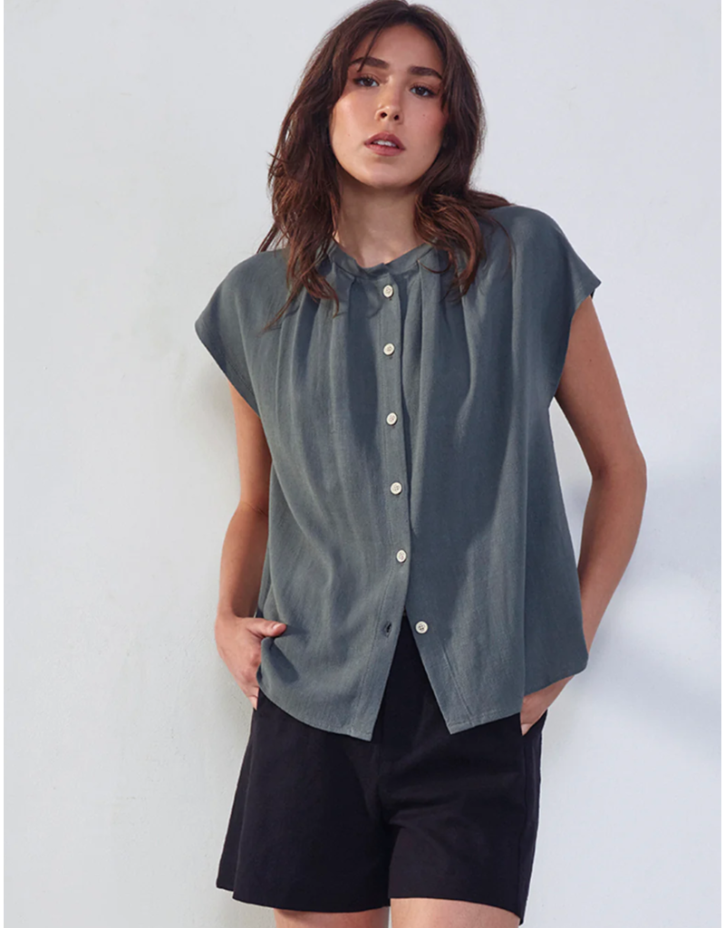 Dagg and Stacey Nigel Button Up-Ivy
