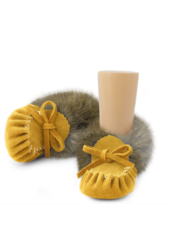 Laurentian Chief Baby Moccasin Fur Collar