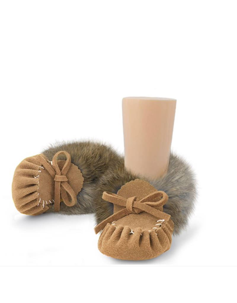Laurentian Chief Baby Moccasin Fur Collar