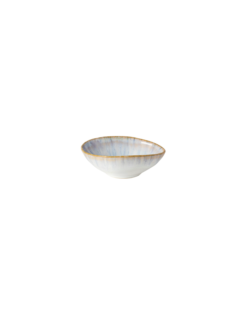 David Shaw Brisa Ria Blue Oval Snack/Dip bowl
