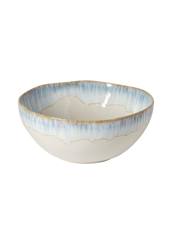 David Shaw Brisa Ria Blue Serving Bowl-Large