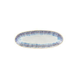 David Shaw Brisa Ria Blue Oval Plate/Platter