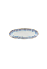 David Shaw Brisa Ria Blue Oval Plate/Platter