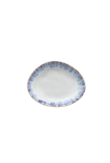 David Shaw Brisa Ria Blue Oval Salad Plate