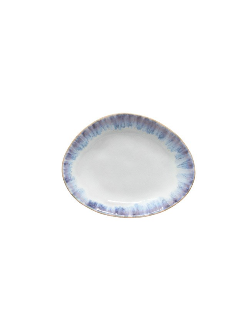 David Shaw Brisa Ria Blue Oval Salad Plate