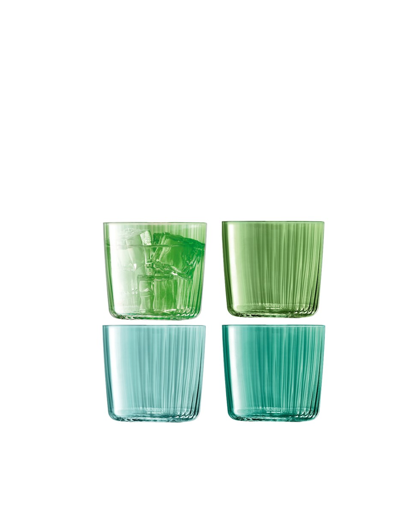 David Shaw Gems Tumbler-Assorted Jade-310ml-Set of 4