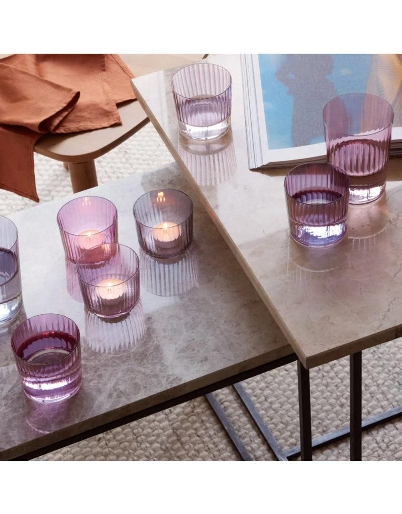 David Shaw Gems Tumbler-Assorted Garnet-310ml-Set of 4