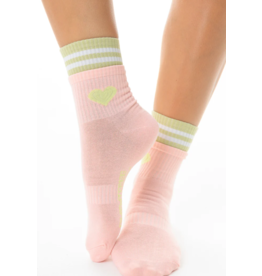 LimLim Double Trim Heart Socks