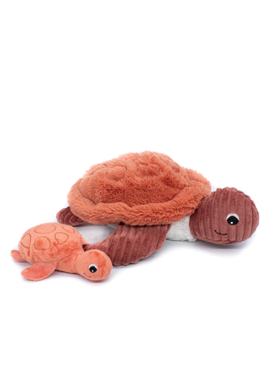 Autruche MUM & BABY, SAUVENOU THE TURTLE-TERRACOTTA