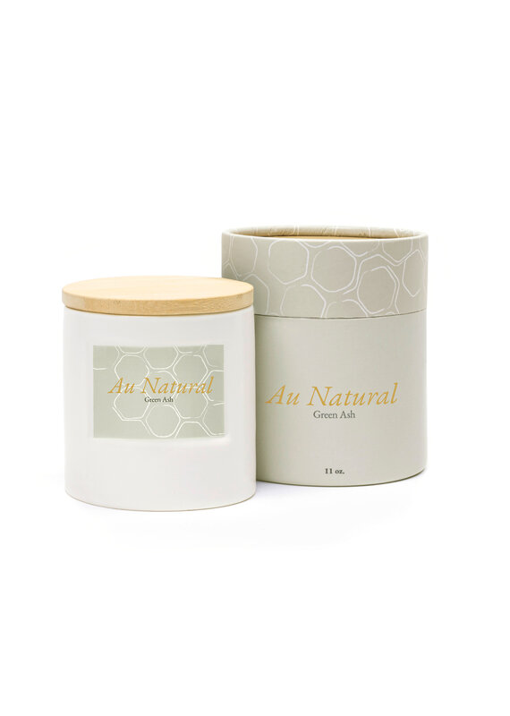 Green Ash Decor Au Natural-Unscented-Crackling Wood Wick
