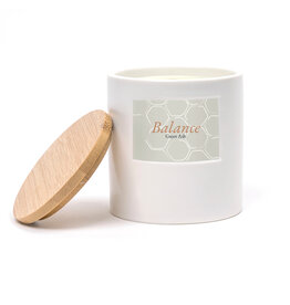 Green Ash Decor Balance-Patchouli, Peppermint, Lavender-Crackling Wood Wick