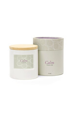 Green Ash Decor Calm-Lemon & Lavender-Crackling Wood Wick