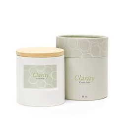 Green Ash Decor Clarity-Crackling-Patchouli, Bergamot, Cedarwood-Wood Wick